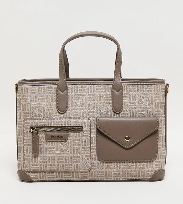 آن كلاين حقيبة يد آن كلاين بنمط جيوب أمامية من البولي يوريثان